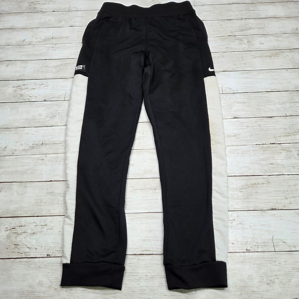 Nike Elite Therma-FIT Basketball Jogger Pants Kids XL Black DD8874-010 Fleece